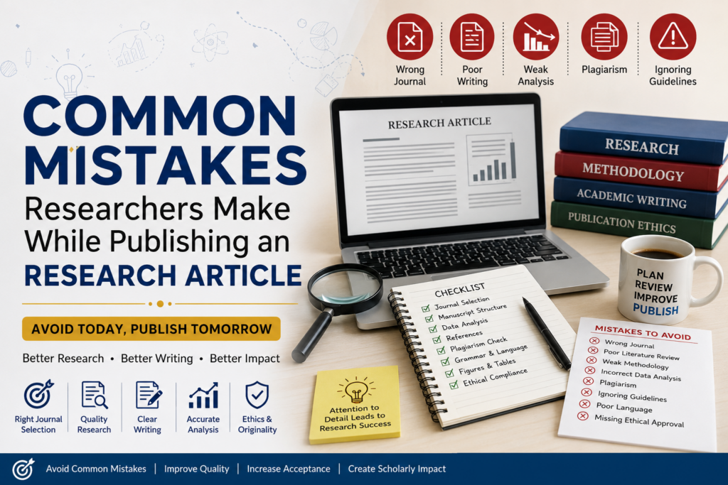 15 common mistakes in article publishing